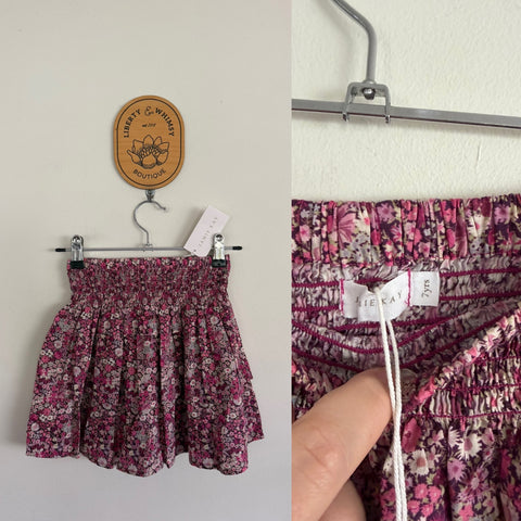 Jamie Kay pink floral skirt Sz 7 NWT