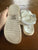 Seed white diamanté sandals Sz 29 NWT