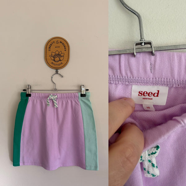 Seed colour block skirt Sz 10 NWOT