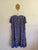 Naked Gypsy blue floral boho dress Sz XXL 18-20 NWOT