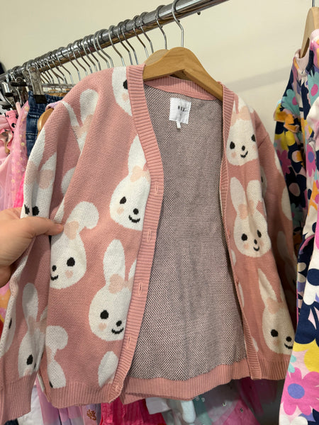 Hux pink cardigan Sz 8 as new