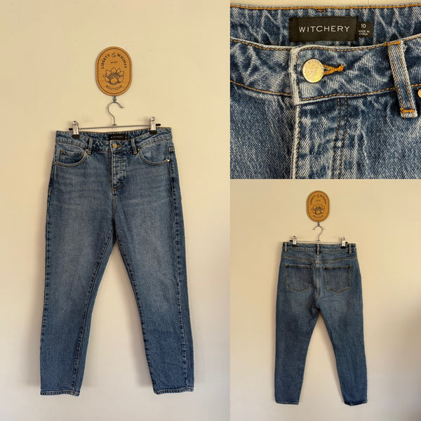 Witchery 7/8 jeans Sz 10 as new