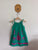 Coco & Ginger green embroidered dress Sz 2 as new