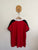 Burberry red polo shirt Sz 14 EUC