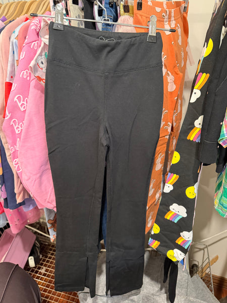 Country Road black split leg leggings Sz 8 as new