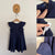 Ralph Lauren navy waisted dress Sz 3 as new but see item description