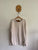 Bauhaus sand ribbed sweater Sz 10 NWT