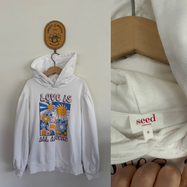 Seed Love is All Around jumper Sz 9 as new