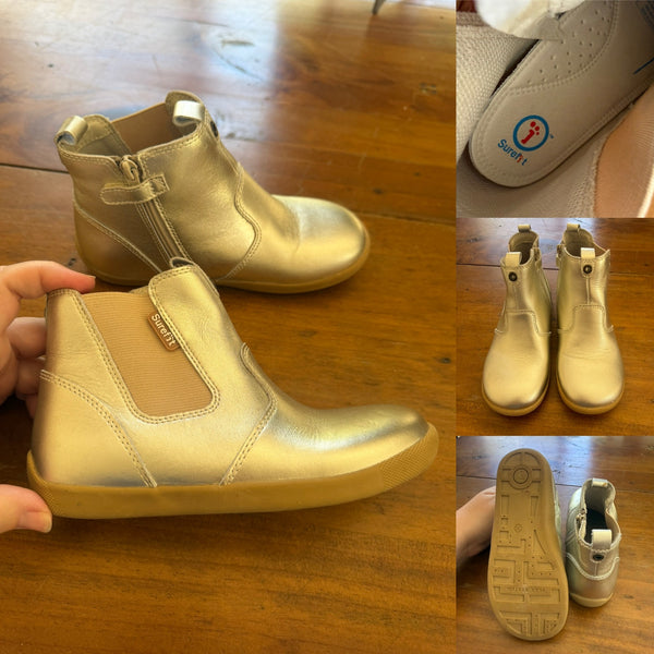 Surefit gold boots Sz 30 as new