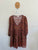 Auguste 3/4 sleeve floral tunic - delicate fabric Sz 16 as new