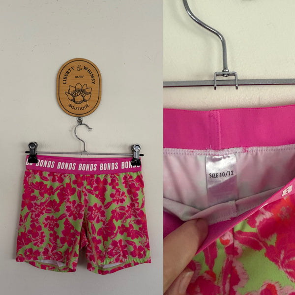 Bonds pink shorties Sz 10-12 EEUC