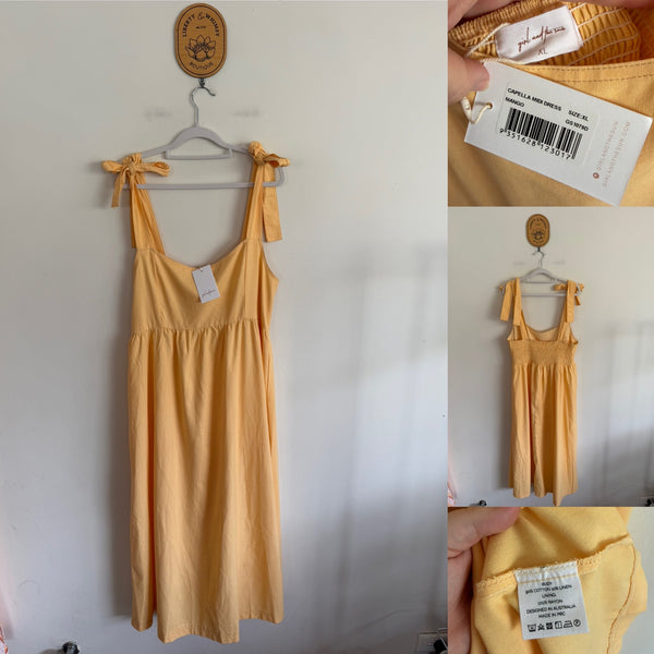 Girl & the Sun Capella midi dress Sz XL RRP $139 NWT