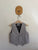 Hitch-Hiker by Monnalisa check blazer, vest and shorts set Sz 6 as new