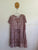 Naked Gypsy pale pink floral dress Sz XXL 18 NWOT