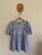 Seed blue gingham dress Sz 4 as new