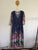 Dreamcatcher 1/2 sleeve navy floral dress Sz 16 (2XL) EUC worn once