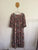 The Self Styler sea foam floral dress Sz 18 as new