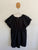 Country Road black pocket dress Sz 16 as new but tag is discoloured