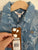 Milkshake dinosaurs soft denim shirt Sz 3 NWT