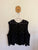 Taking Shape cotton black scallop lace knit vest Sz 16 RRP $129.99 NWT