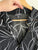 Autograph l/s black & white print sheer dress Sz 18 NWOT