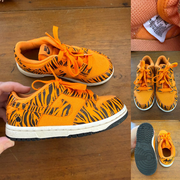 Nike tiger print casual shoes Sz 10US EUC