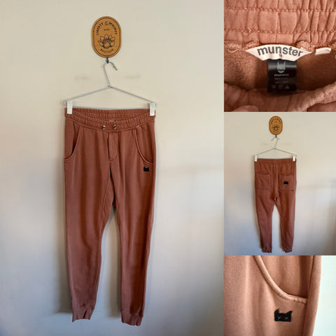 Munster terracotta trackies Sz 14 EEUC - not overly worn