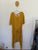 Sara mustard spot dress Sz 18 as new, worn once