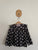 Aubrie grey floral blouse Sz 6 NWT