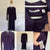 Country Road l/s purple ribbed dress Sz XL RRP $250 NWOT