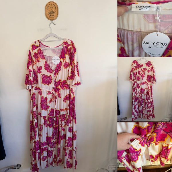 Salty Crush Anya maxi dress Sz 20 but very generous RRP $94.95 NWT - see item description