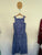 Coco & Ginger blue floral playsuit Sz 10 as new