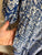 Salty Crush blue Baxter 3/4 sleeve tiered dress with ric rac splicing Sz 20 as new (washed only)