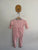 Burberry baby pink all in one romper Sz 12m as new