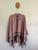 Basque pink/brown soft knit poncho cape One Size RRP $79.95 NWT