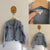 Seed stretch denim jacket Sz 9 EUC