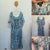 BeMe blue diamanté dress Sz 16 as new