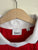 Burberry red logo polo shirt Sz 14 EEUC