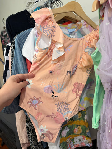 Country Road frill knot swimmers Sz 7 RRP $49.95 NWT