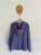 Ell & Voo purple hooded shirt Sz 8 EEUC