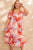 Sara multi colour tiered dress Sz 18 worn once, small mark on neckline as pictured
