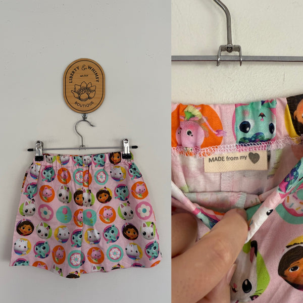 Handmade character shorts Sz 6-8 NWOT