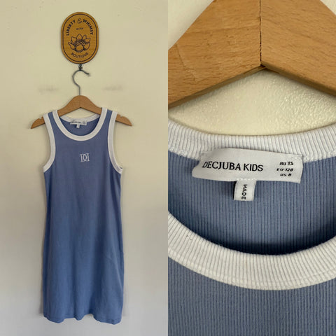 Decjuba Kids ribbed dress Sz XS (8) GUC - fade