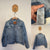 Levi’s blue denim trucker jacket Sz 12 as new