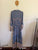 City Chic l/s blue floral maxi dress Sz XL NWOT