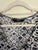 Sara blue/white floral dress Sz 16 as new worn once