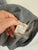 Burberry grey lined brocade skirt Sz 10 but small fit imo, as new