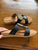 Taking Shape black beaded slides Sz 8 RRP $79.95 NWOT