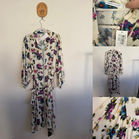 Bohemian Traders ditsy gardens drop waist midi dress Sz XL RRP $290 NWT