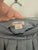Burberry grey lined brocade skirt Sz 10 but small fit imo, as new